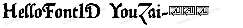 HelloFontID YouZai字体转换